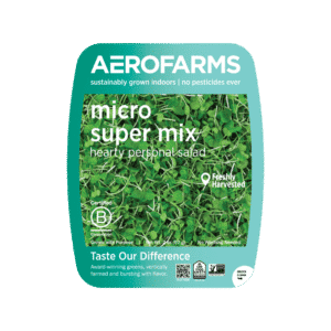 try vertically farmed, AeroFarms