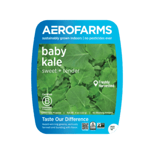 try vertically farmed, AeroFarms
