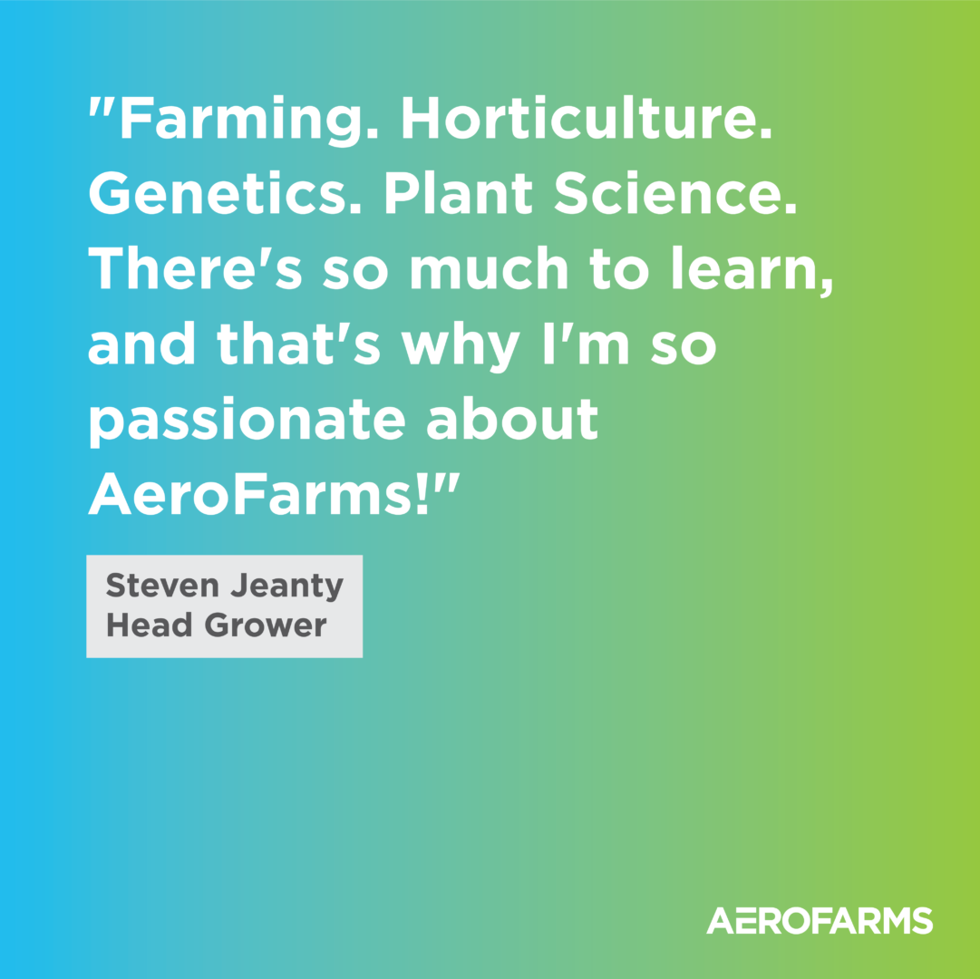 vertical farming careers, AeroFarms