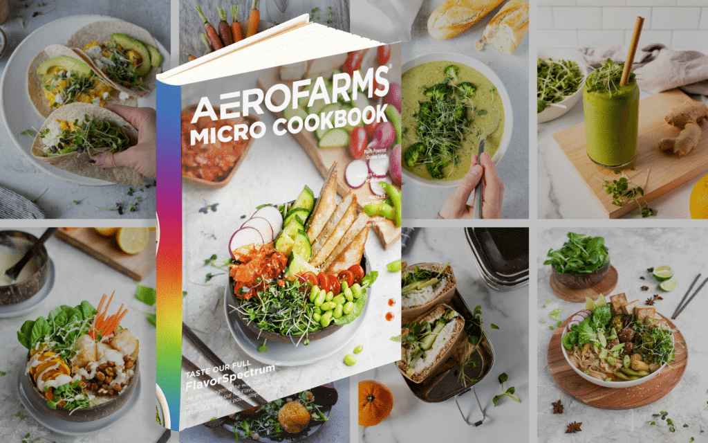 cookbook, AeroFarms