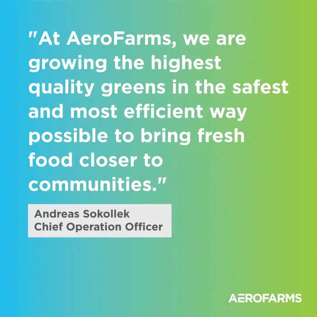 vertical farming careers, AeroFarms