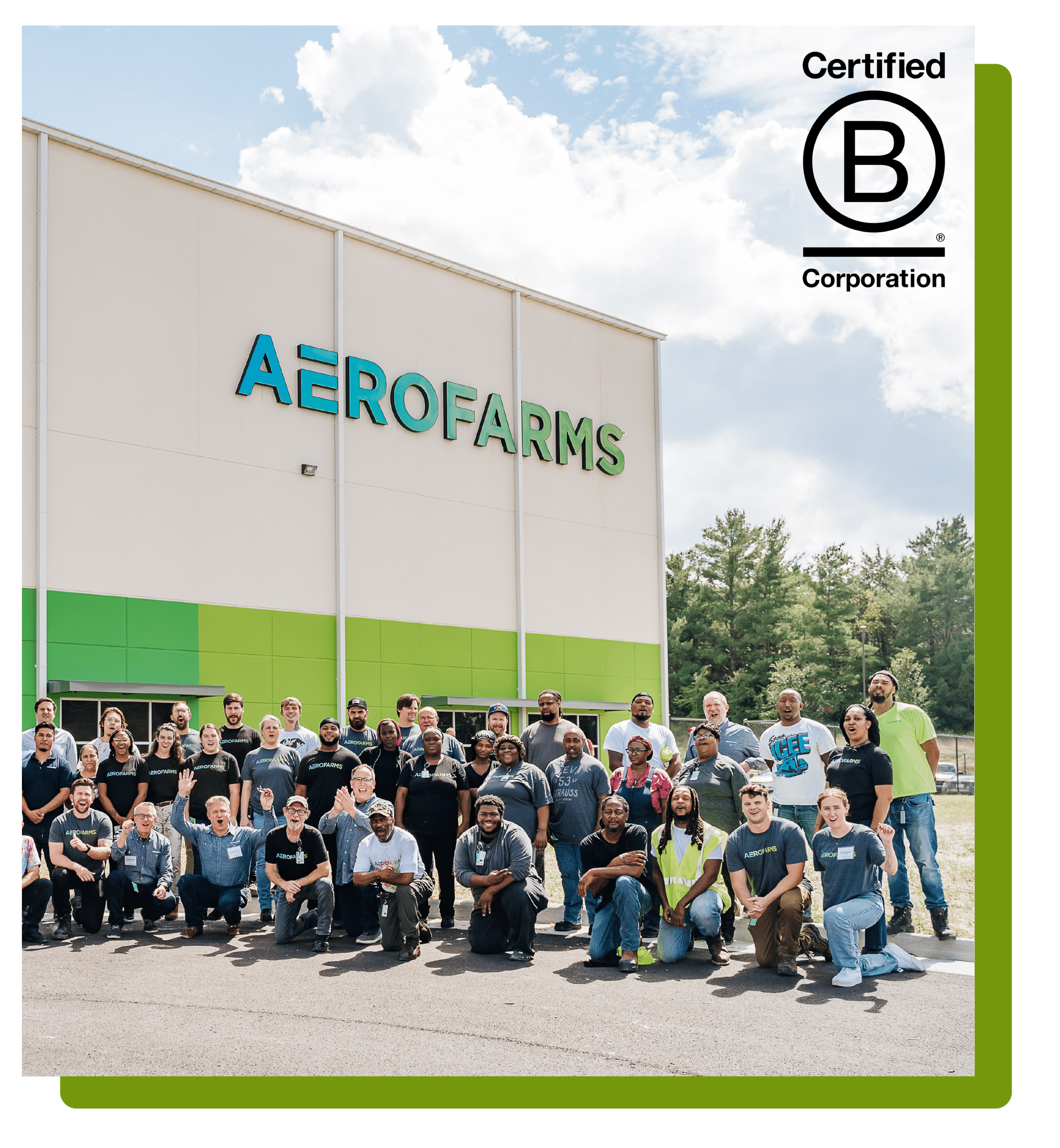 b corp team aerofarms, AeroFarms